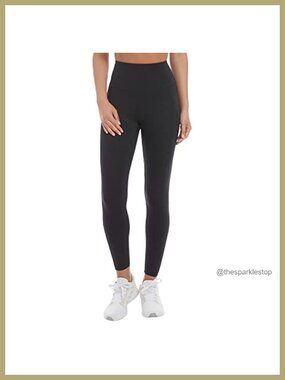 High Rise Contour Ankle Leggings 25" Inseam Pockets 4-Way Stretch